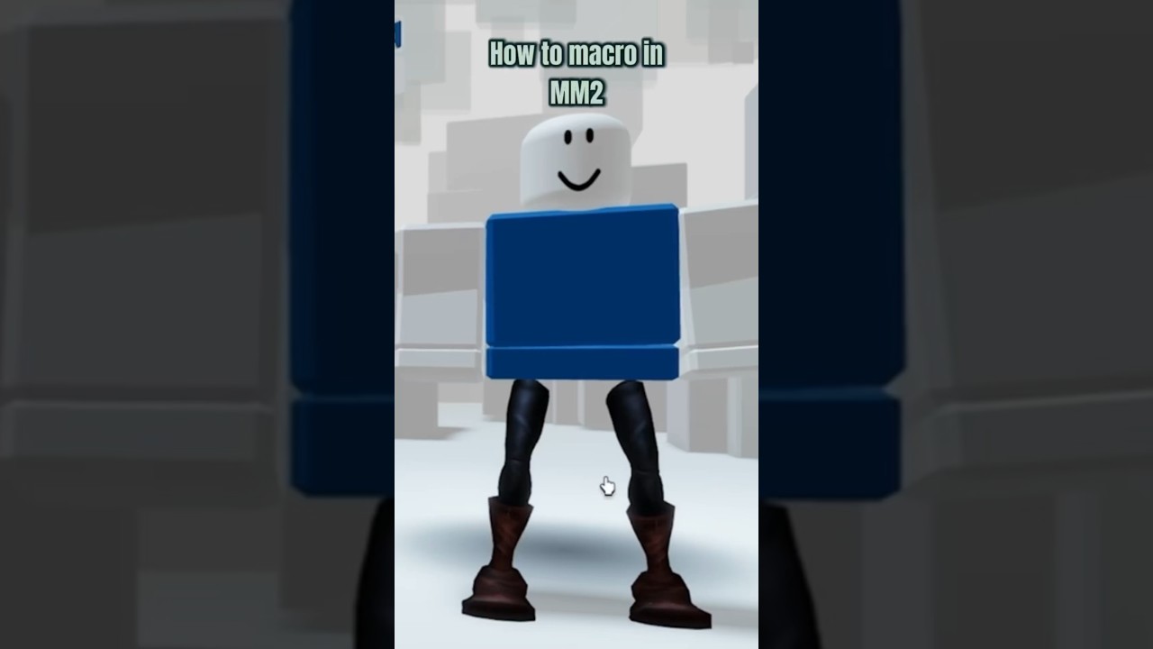 How to macro in MM2 #roblox #mm2 #murdermystery2 #speedglitch #macro