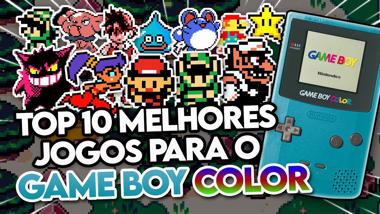 TOP10 MELHORES JOGOS DE GAME BOY COLOR! Jogos IMBÁTIVEIS do famoso PORTÁTIL! (GBC)