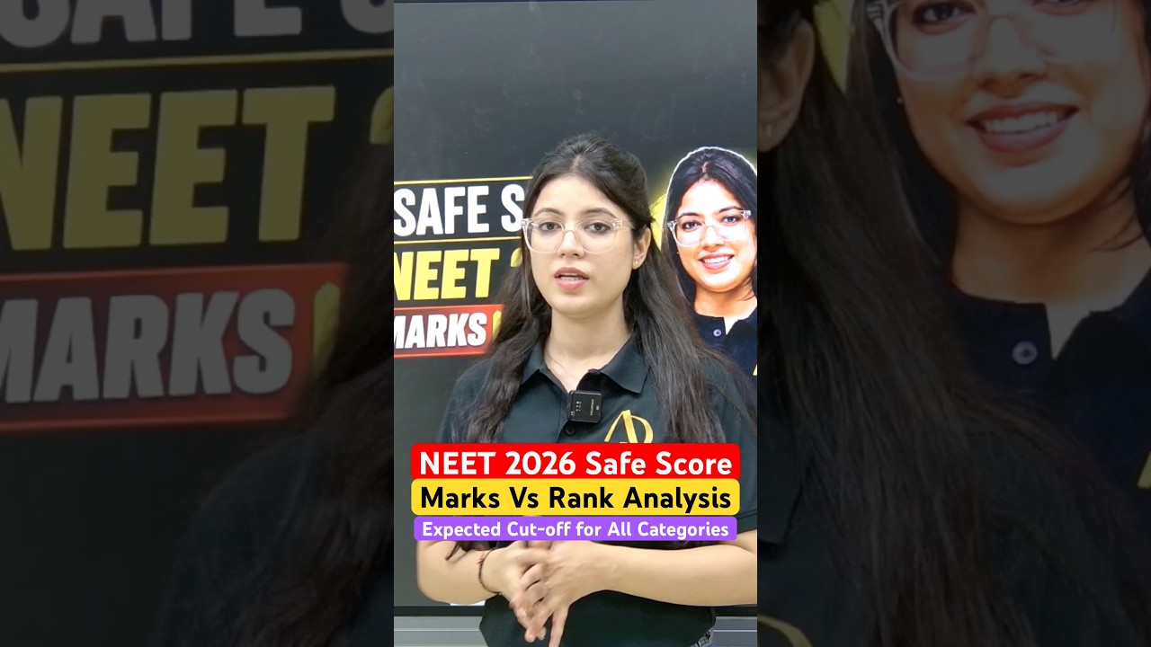NEET 2026 Safe Score: Marks vs Rank Analysis | Expected Cut-off for All Categories | Charu Ma'am