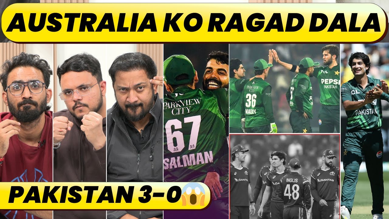 🔴Pakistan Ne T20 World Cup Favourites Australia ko 3-0 Se Haraya..Clean Sweep
