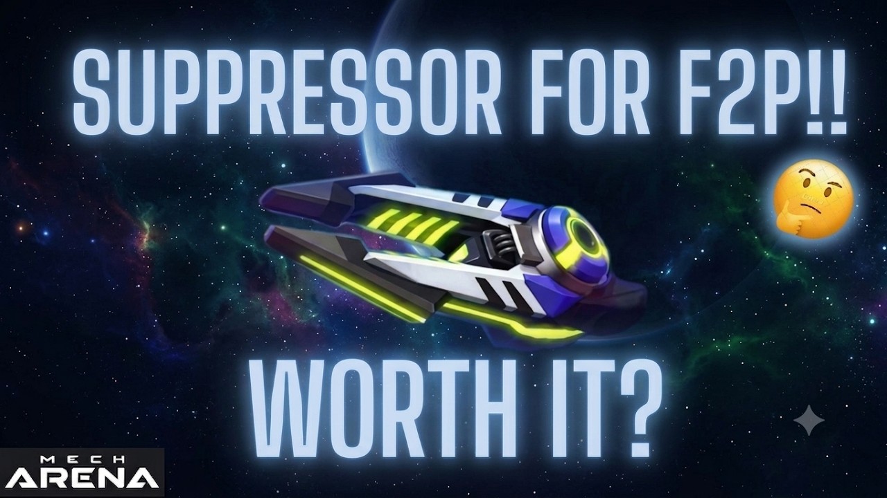 Suppressor теперь наконец-то доступны бесплатно!!.... Стоит ли тратить на них ресурсы?! | Mech Arena