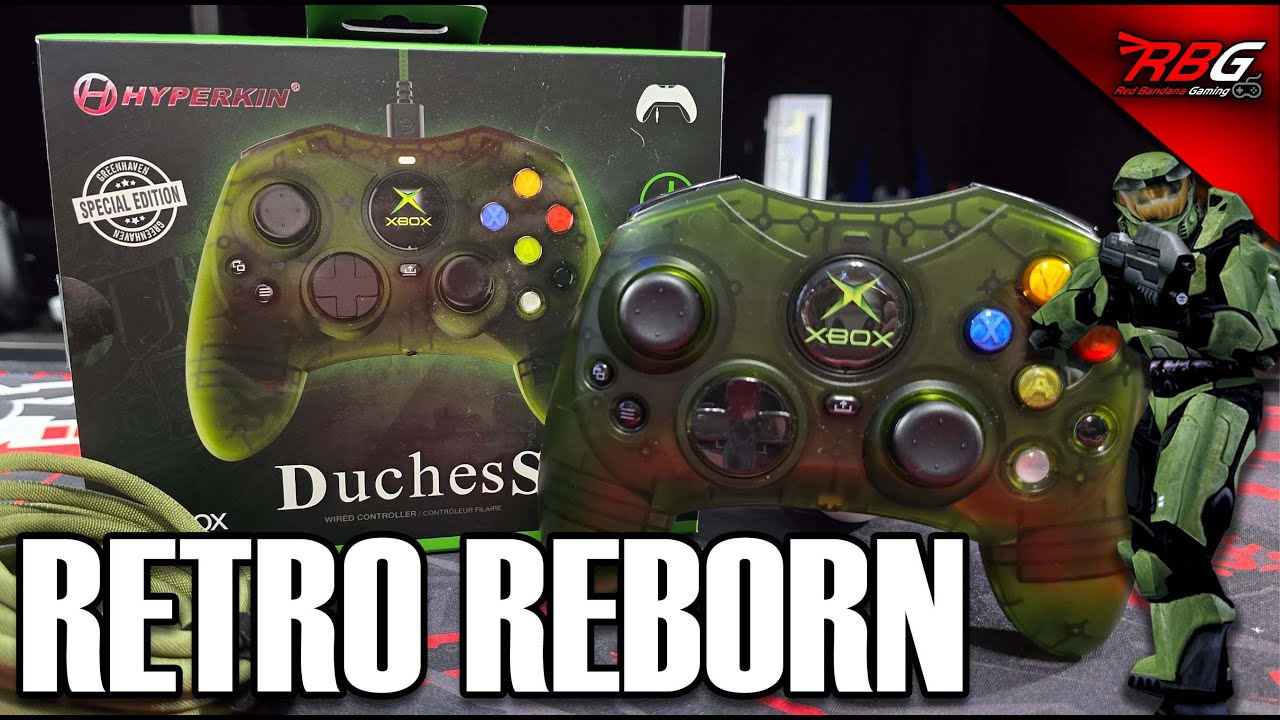 Обзор и распаковка проводного контроллера Hyperkin DuchesS – Green Haven, эксклюзив GameStop