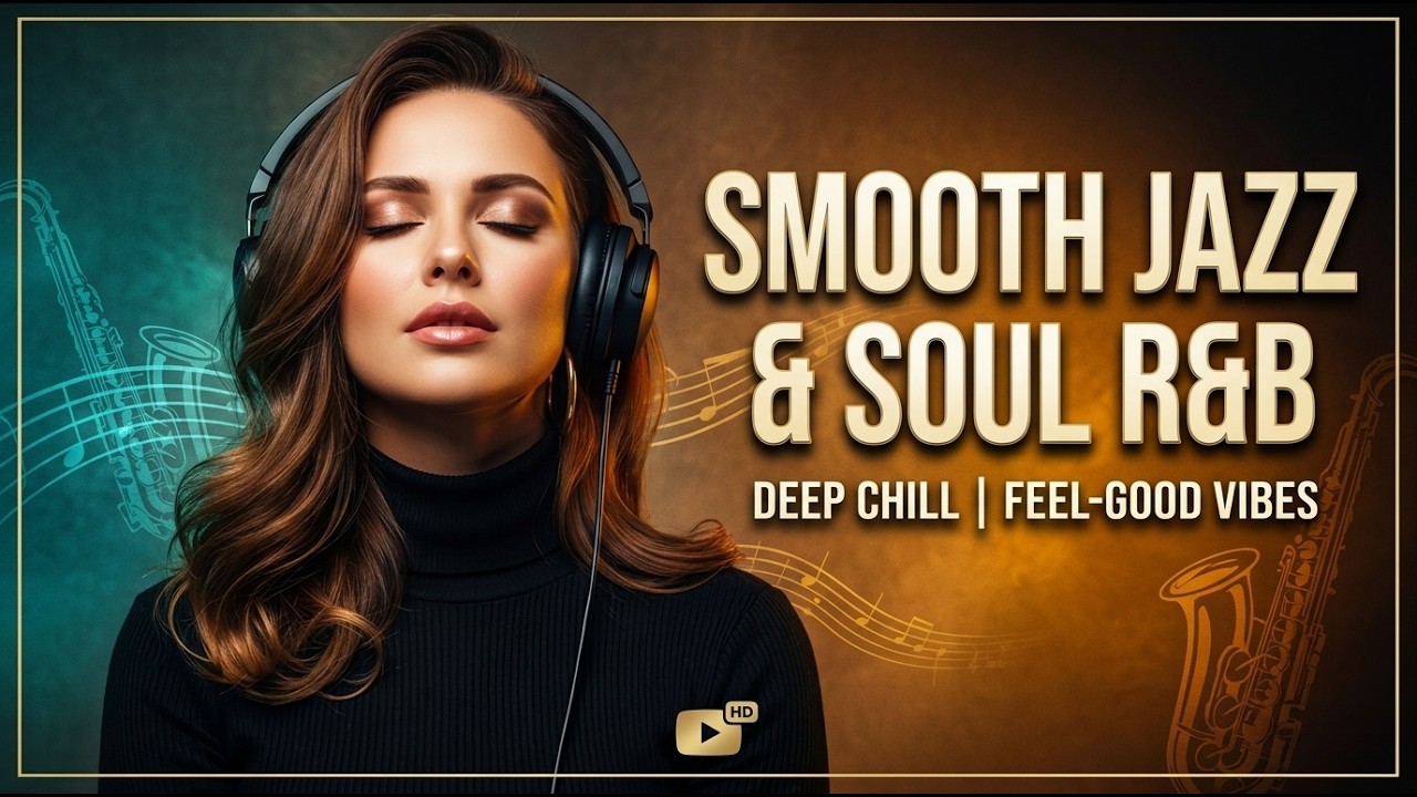 Smooth Jazz & Soul R&B – Calm Instrumentals for Work, Study and Night Relaxation