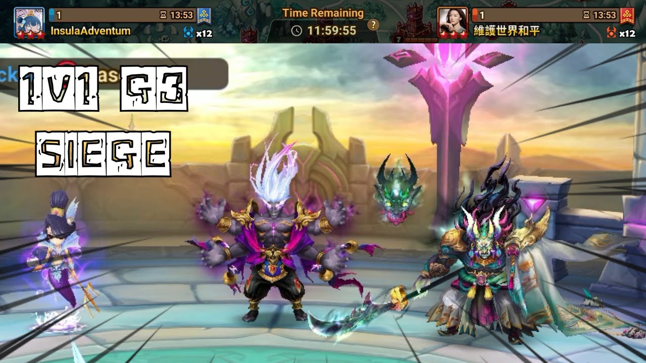 1V1 G3 SIEGE : 維護世界和平 - Is This Defense Giving You a Hard Time? - Summoners War