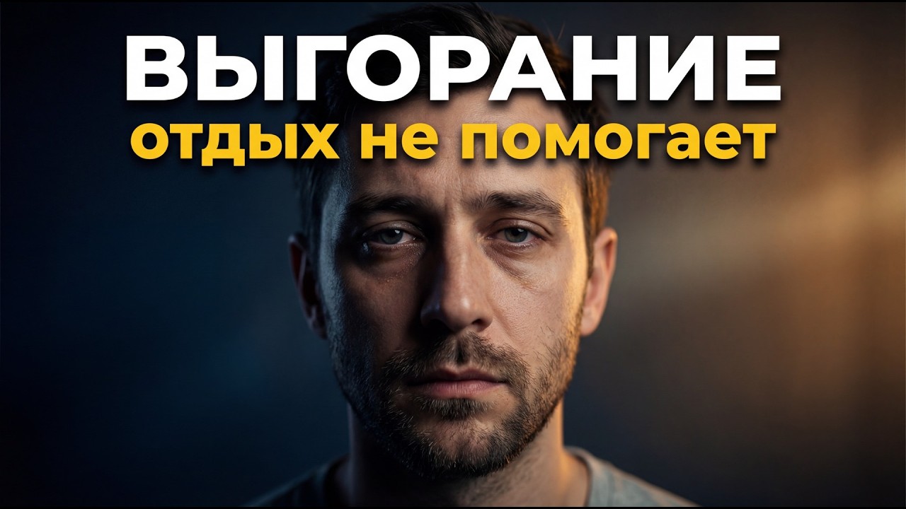 ВЫГОРАНИЕ: ты не ленивый — ты истощён (4K)