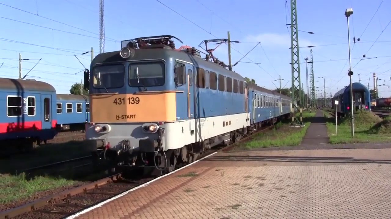 Vonatok Nyíregyháza vasútállomáson / trains at Nyíregyháza railway station (4:30 - 8:30)