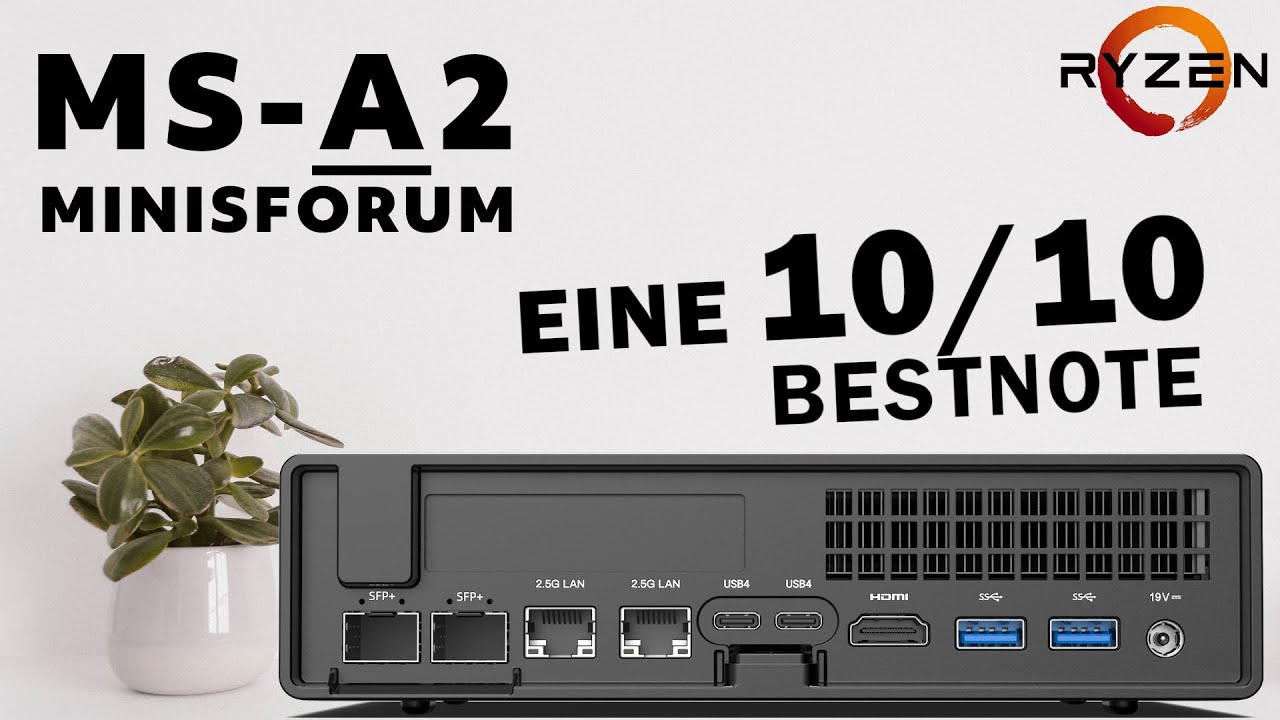 EINE 10/10 im Homelab 🔥 Minisforum MS-A2 🔥 Hardware Review