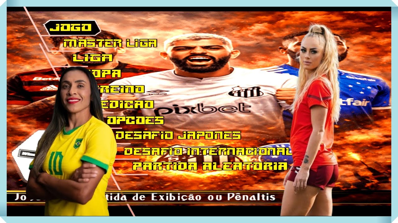 BOMBA PATCH 2026 PS2 BRASILEIR&Atilde;O A,B TIMES EUROPEUS 100% ATUALIZADO SELE&Ccedil;&Otilde;ES FEMININAS TOP DEMAIS!