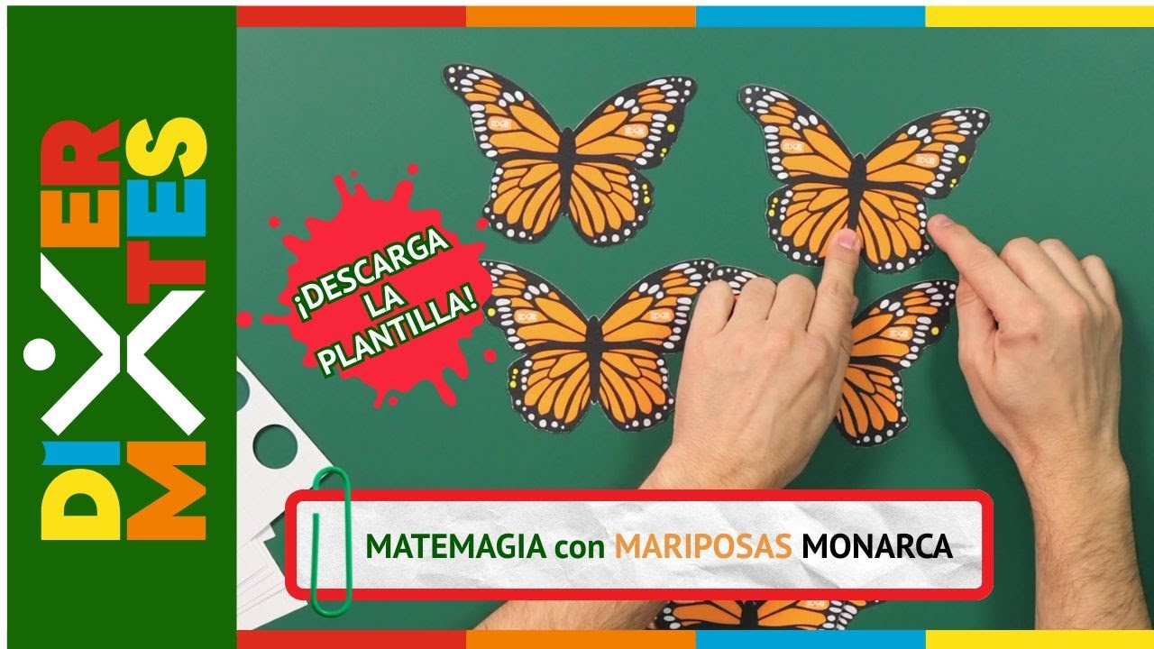 MATEMAGIA con MARIPOSAS MONARCA