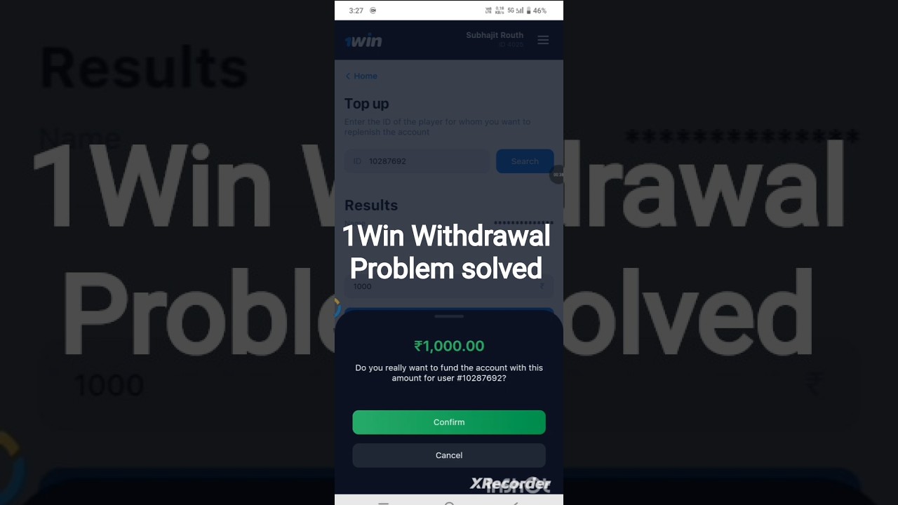 1win Withdrawal and deposit Problem solved Deposit & Withdrawal now instant and Free #1win #1win_ind