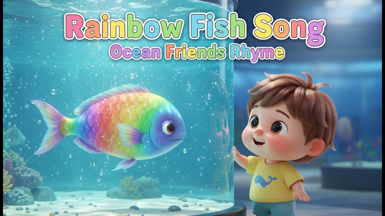 Shimmering Rainbow Fish – Nursery Rhyme, Toddler Ocean Adventure, and Colorful Underwater Fun