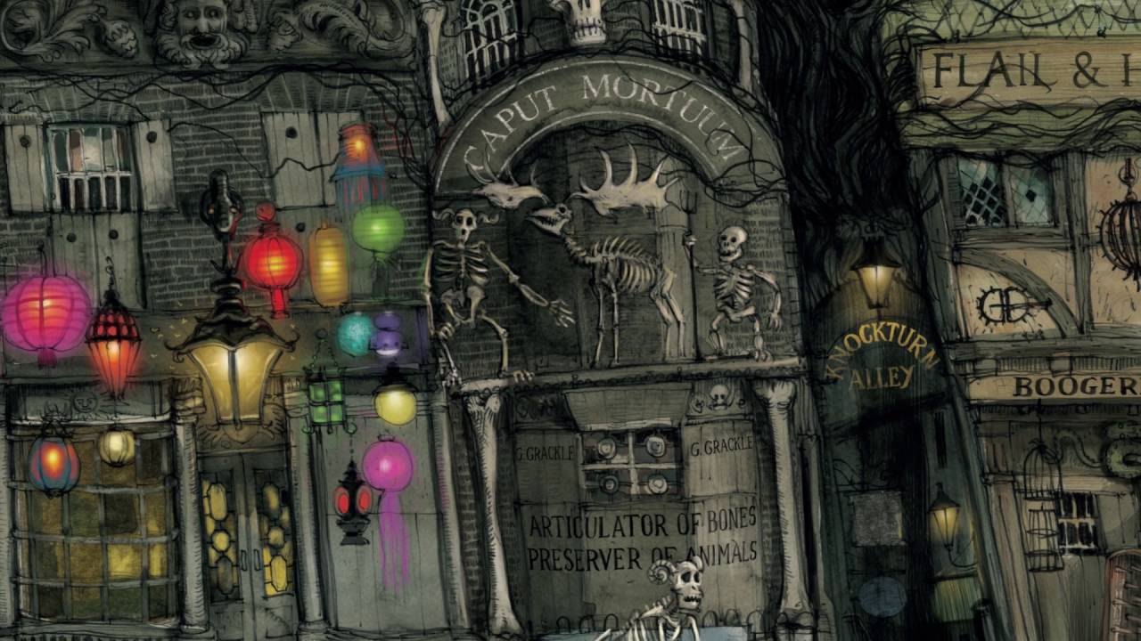 Jim Kay on designing Diagon Alley