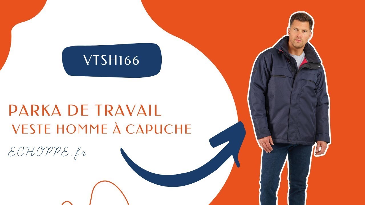 PARKA DE TRAVAIL À CAPUCHE - VTSH166