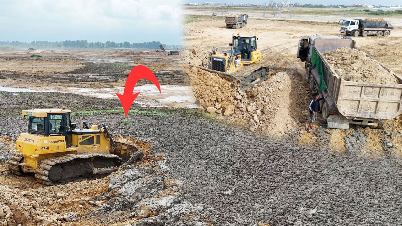 Extreme Mud! Heavy Equipment Battles Tough Conditions.4K_035II