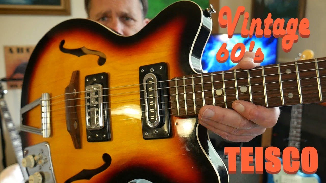 Teisco Vintage 60's Semi-Hollow/Hollow-body ~ Lou Reviews! +  Build/Mods!