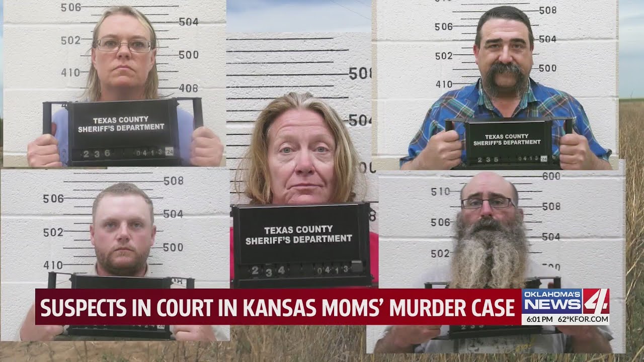 Suspects in court in Kansas moms' murder case