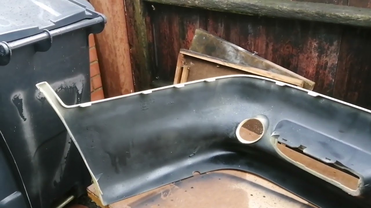 volvo 850 t5r restoration part 68 front bumper fitting