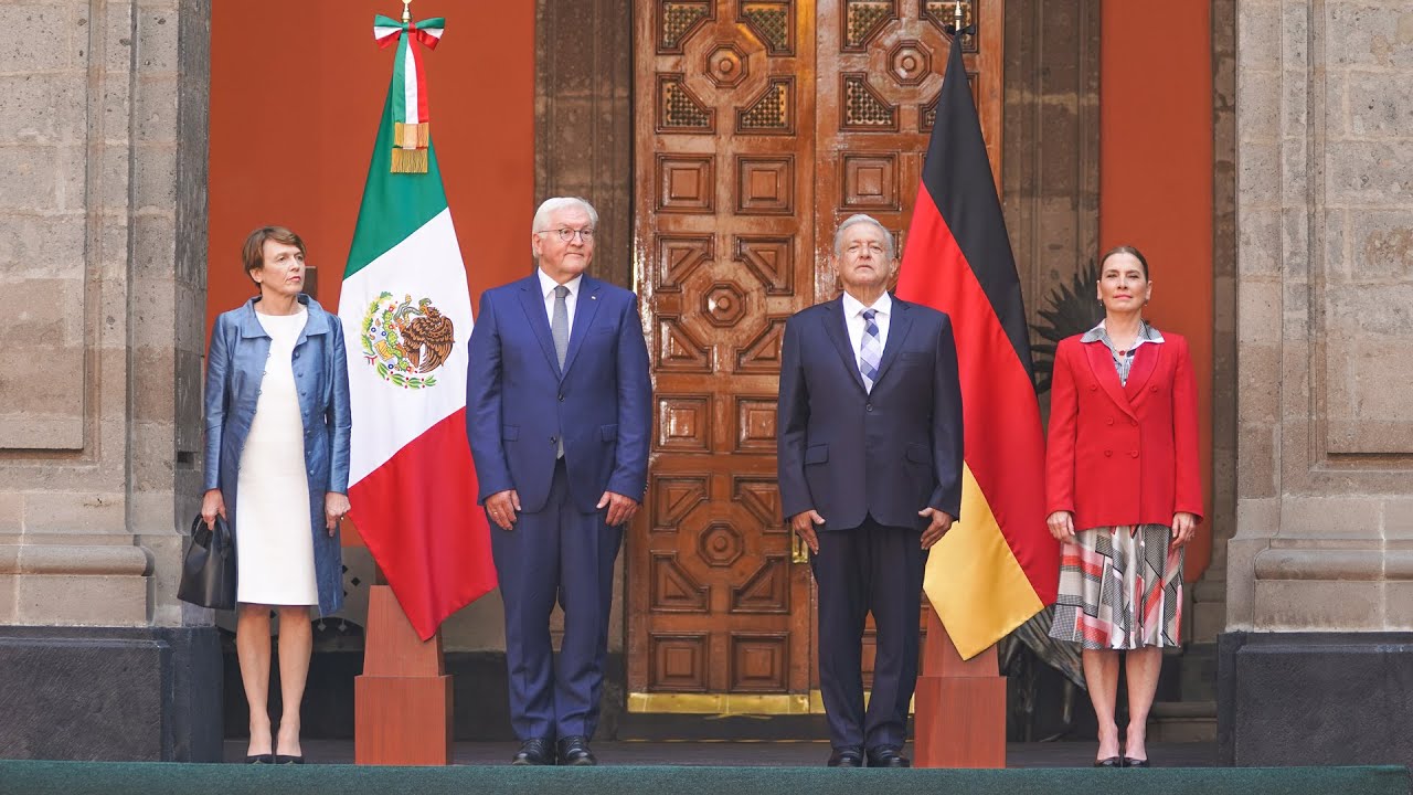 Ceremonia de bienvenida al presidente de la República Federal de Alemania, Frank-Walter Steinmeier