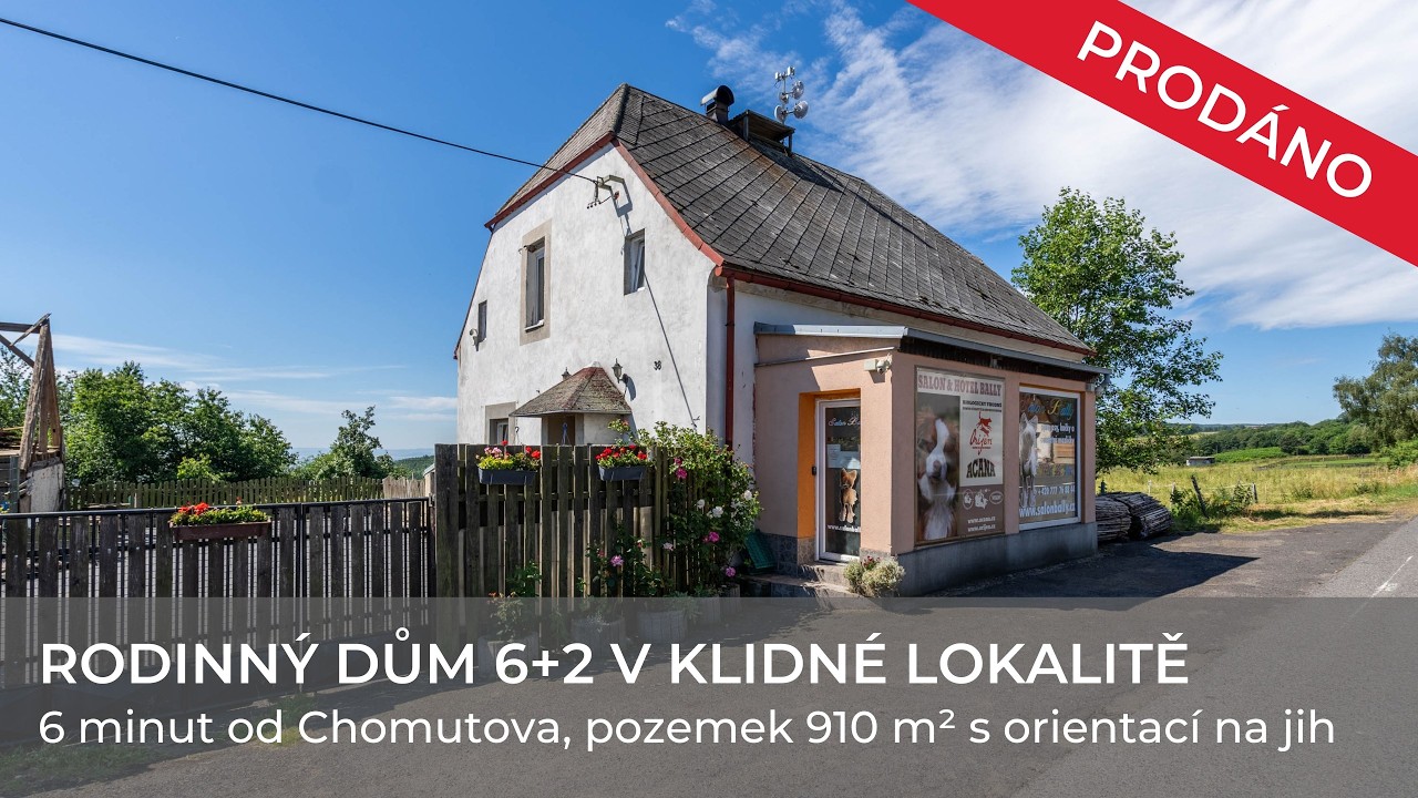 PRODÁNO Rodinný dům v klidné lokalitě - Domina - Křimov