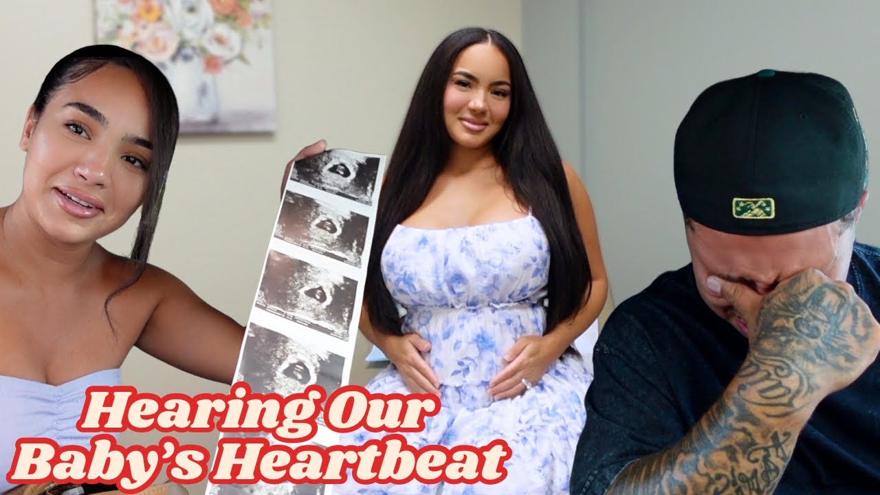 Hearing Our Baby's Heartbeat For The First Time! *emotional*