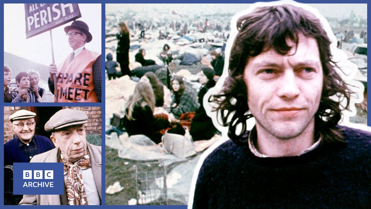 1972: Surviving BICKERSHAW POP FESTIVAL | Bickershaw | Classic BBC Music | BBC Archive