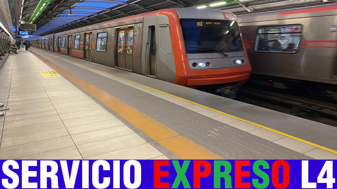 Metro De Santiago | Regreso Servicio Expreso Linea 4