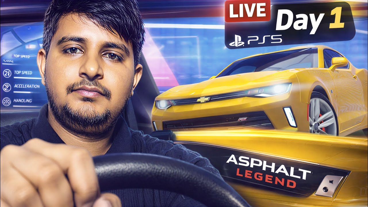 🔴 LIVE | Asphalt Legends Day 1 | First Time Playing on PS5 🚗🔥#racing #racinggames #livestream #games