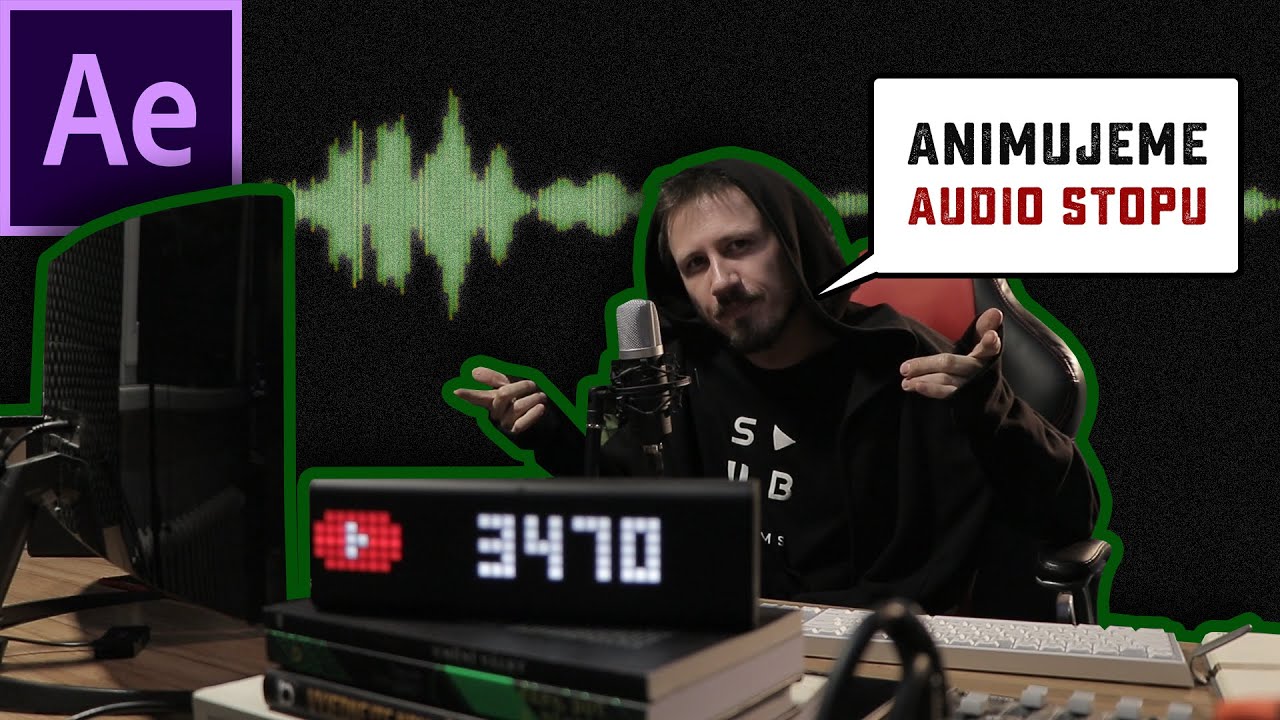 ADOBE AFTER EFFECTS | Animujeme audio stopu