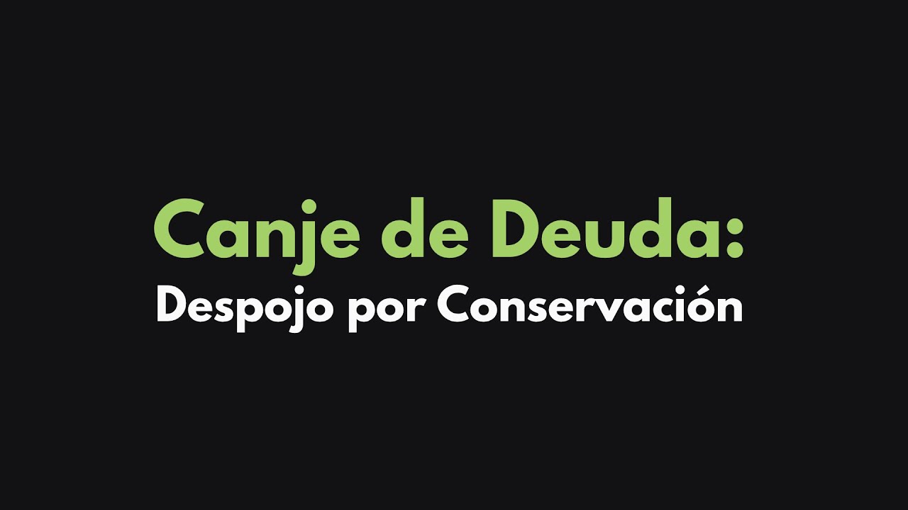 CANJE DE DEUDA:  DESPOJO POR CONSERVACIÓN