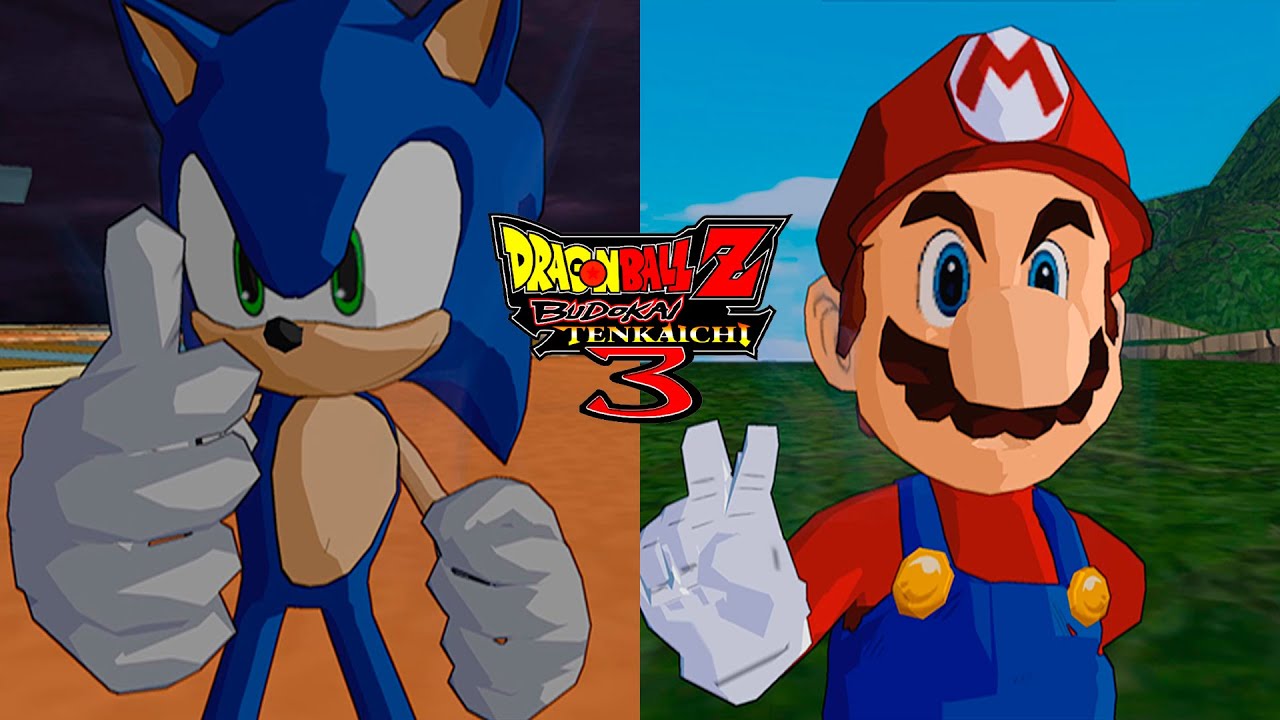 [TAS] Sonic VS Mario (COM VS COM) | Budokai Tenkaichi 3 MOD [ENG]
