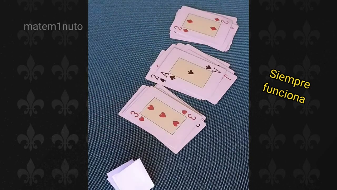 EL TRUCO DE LAS 21 CARTAS 🪄🎩