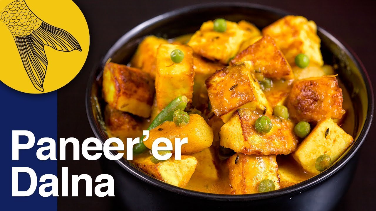Paneer-er Dalna Recipe–Niramish| Bengali Paneer Curry with Potatoes, Peas and Capsicum