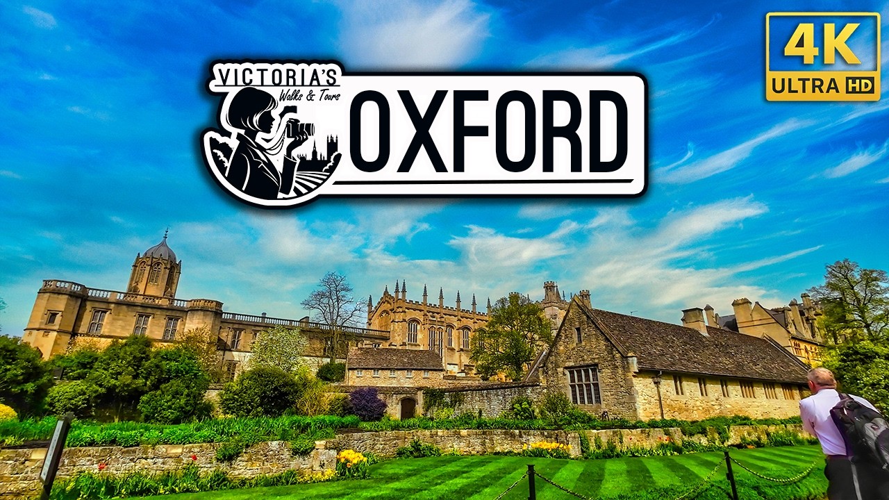 My Walk Around Oxford, UK: Strolling Through The Dreaming Spires [4K]