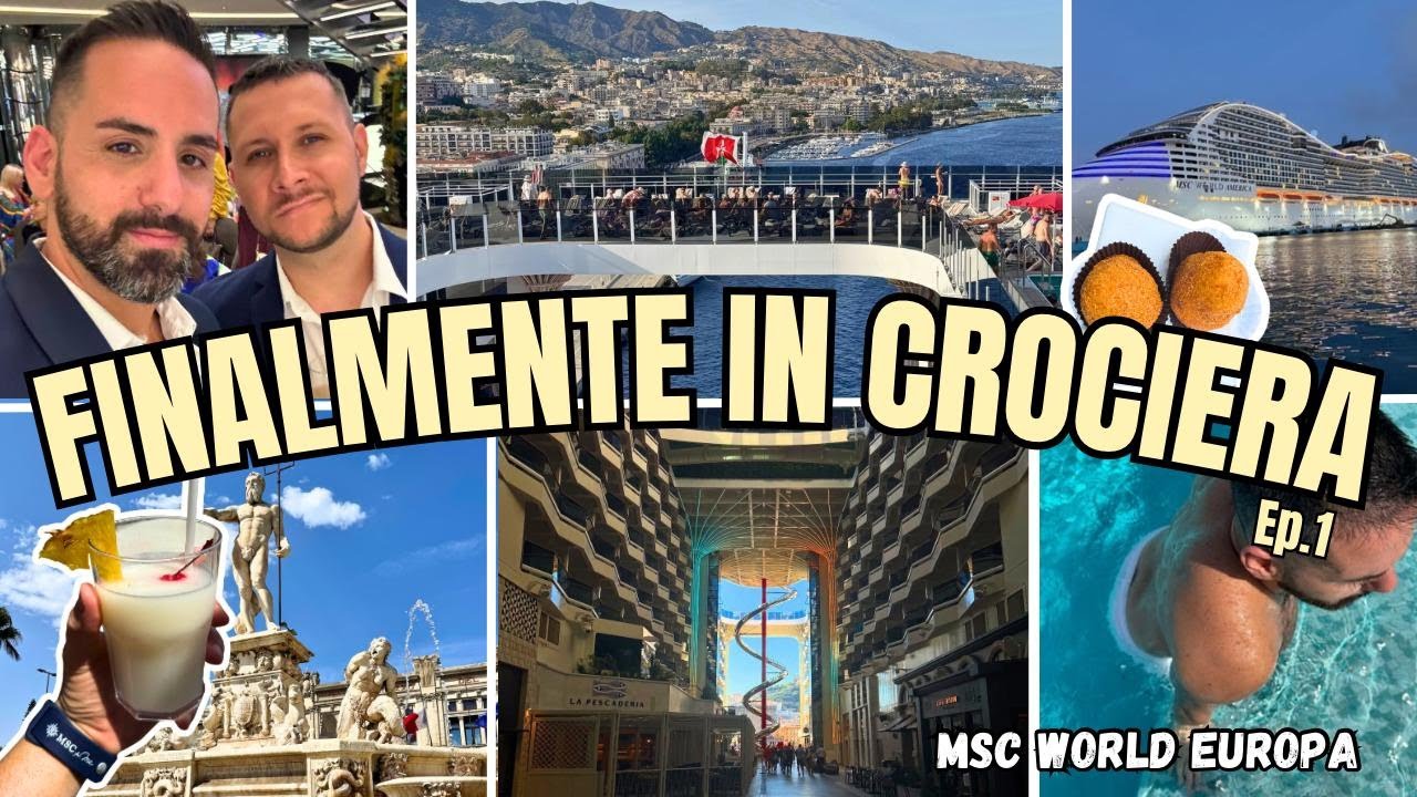 MSC WORLD EUROPA VLOG 🛟 Cosa fare, cosa mangiare, itinerario, cosa vedere |Malta e Messina Ep.1