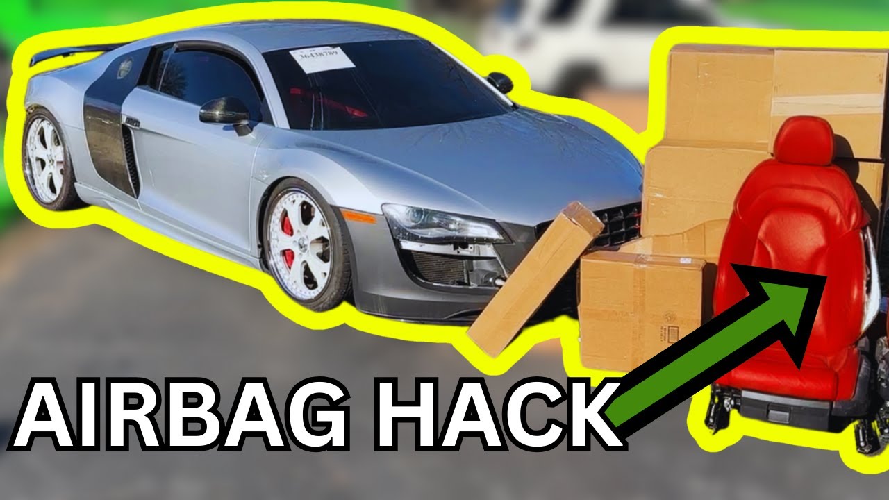 Восстановление разбитого Audi R8 из деталей от 17 разных автомобилей