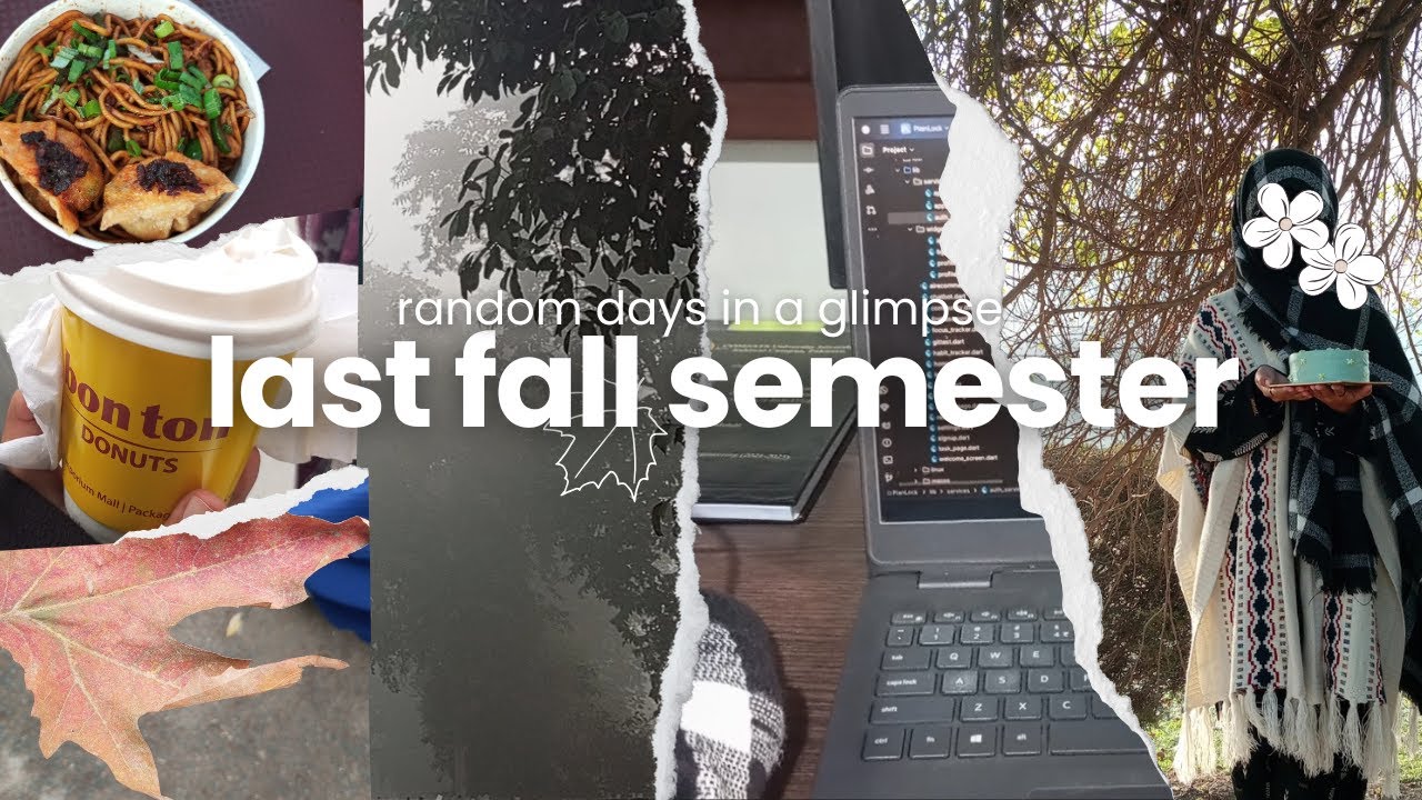 A glimpse into winter days in uni