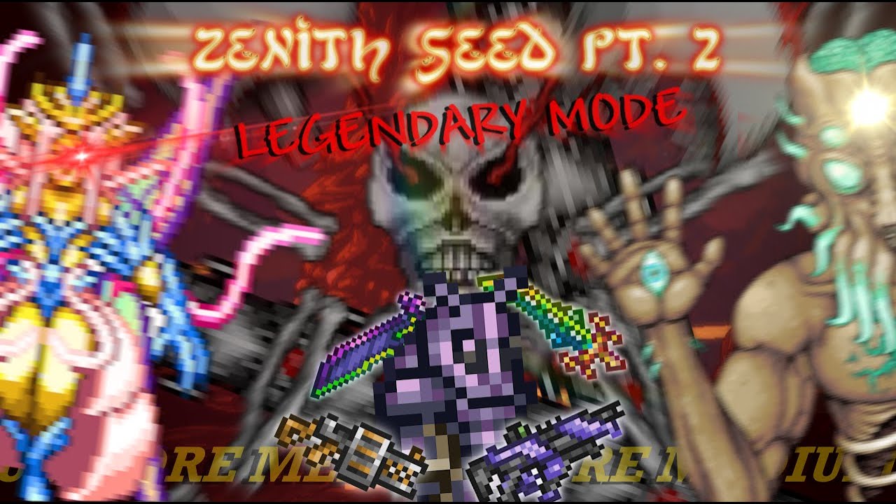 Beating Terraria ZENITH SEED, MEDIUMCORE For The FIRST TIME! (PT. 2/2: HARDMODE!)