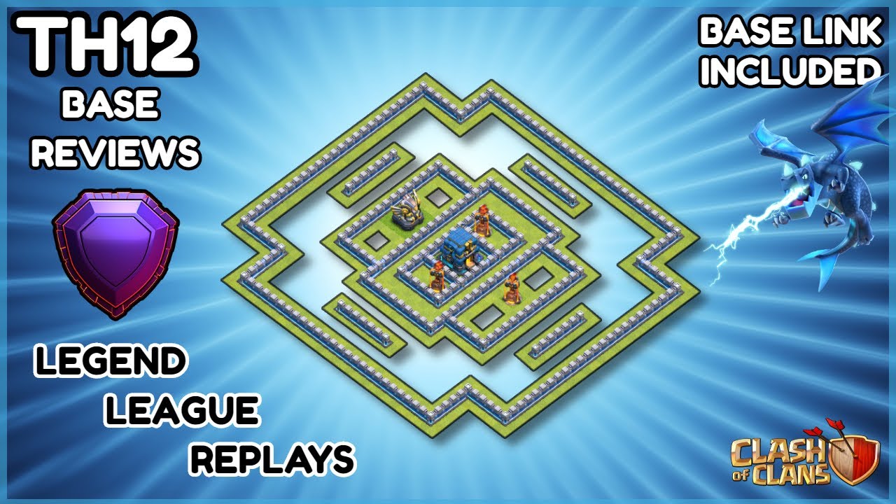 *DEADLY* TH12 Legend League & War Base (With Link) - Anti 2 Star - Clash of Clans - #27
