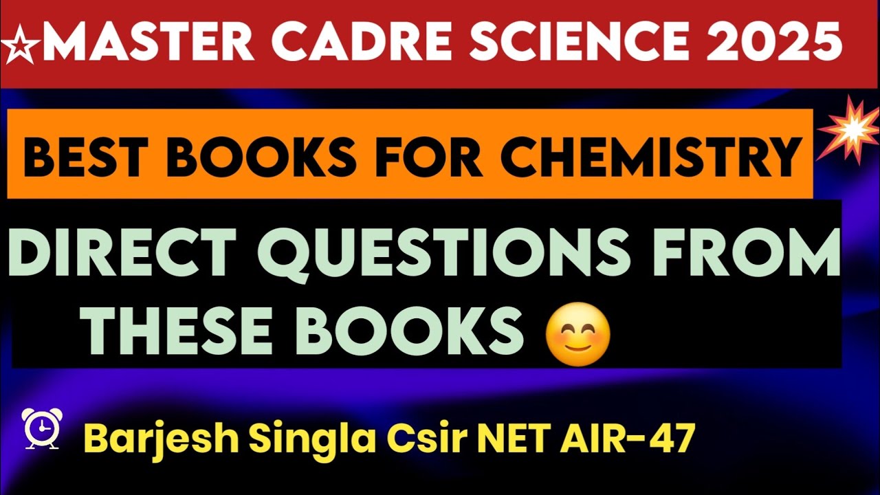 Best Resources For Master Cadre Chemistry Target 50/50