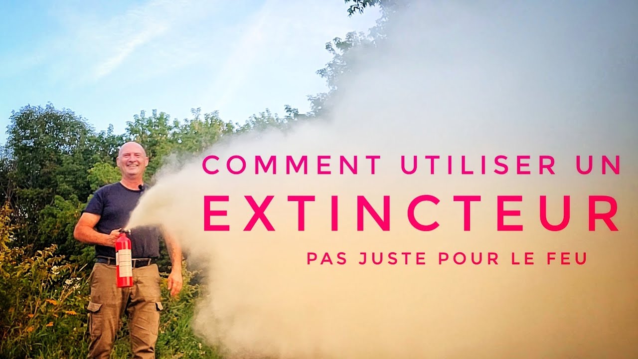 Comment utiliser un extincteur