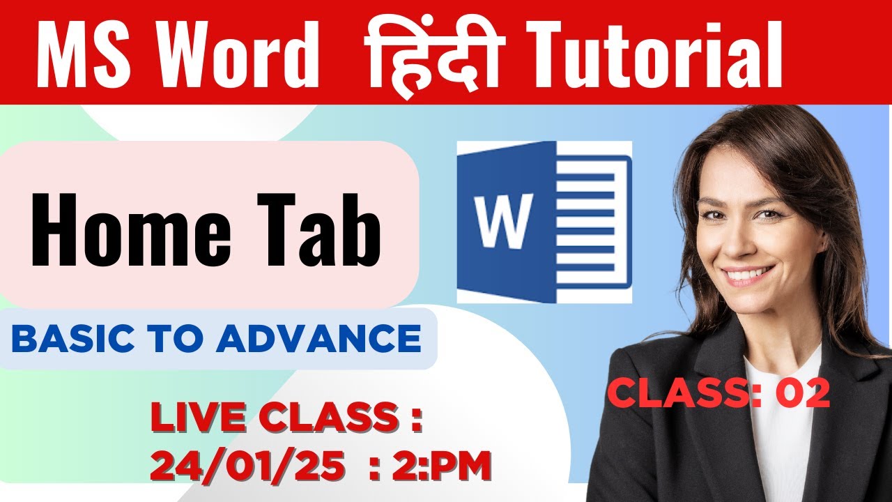 Copy of Microsoft Word Tutorial (हिंदी) - Complete MS-Word Tutorial for Beginners