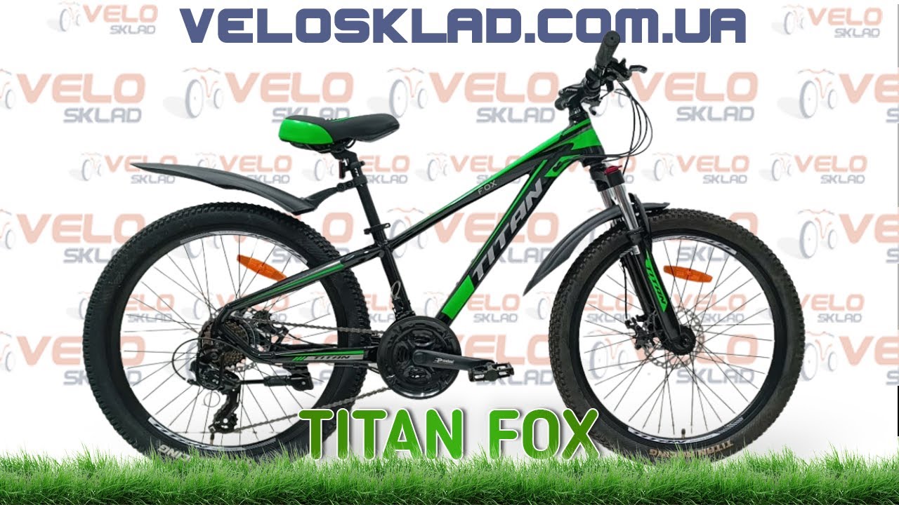 Titan Fox - не дорогий гірський велосипед на обладнанні Shimano