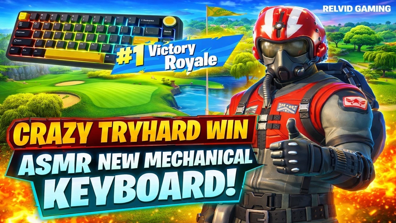 👉 New Keyboard ASMR 🎧 during a 7 kill win 🏆 | Fortnite 2026 Part 26 |