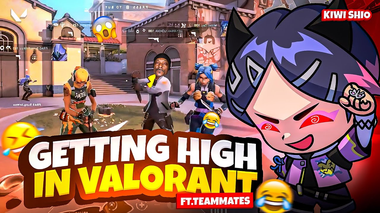 Getting High In Valorant Ft. Teammates | Funny Valorant Highlight