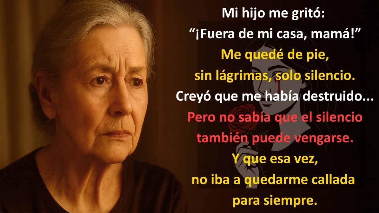 Mi hijo me echó de casa... pero no sabía lo que yo guardaba en silencio.