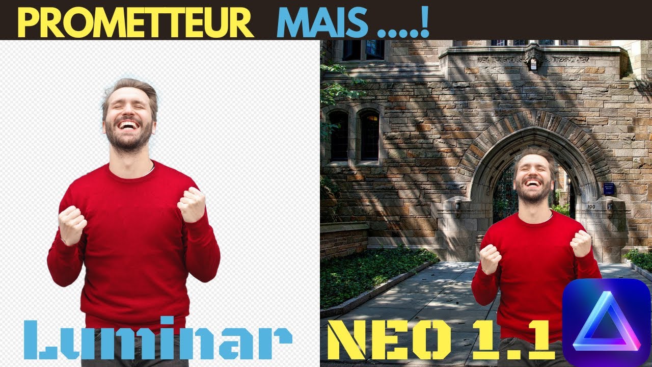 LUMINAR NEO 1.1 et le REMPLACEMENT de l'arrière-plan