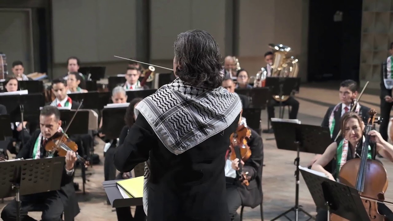 Himno del Estado de Palestina - Orquesta Filarmónica Venezuela
