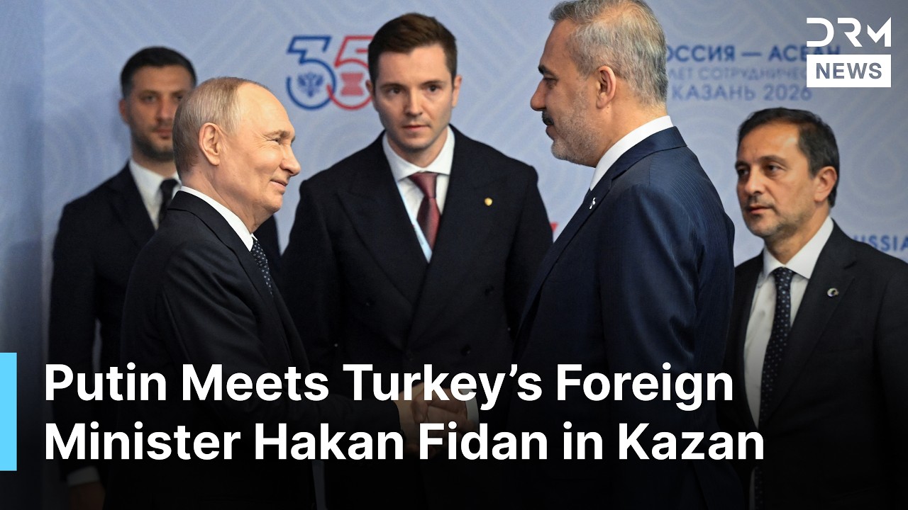 FULL MEETING: Putin Holds Talks With Turkish FM Hakan Fidan at Russia-ASEAN Forum in Kazan | AC1N
