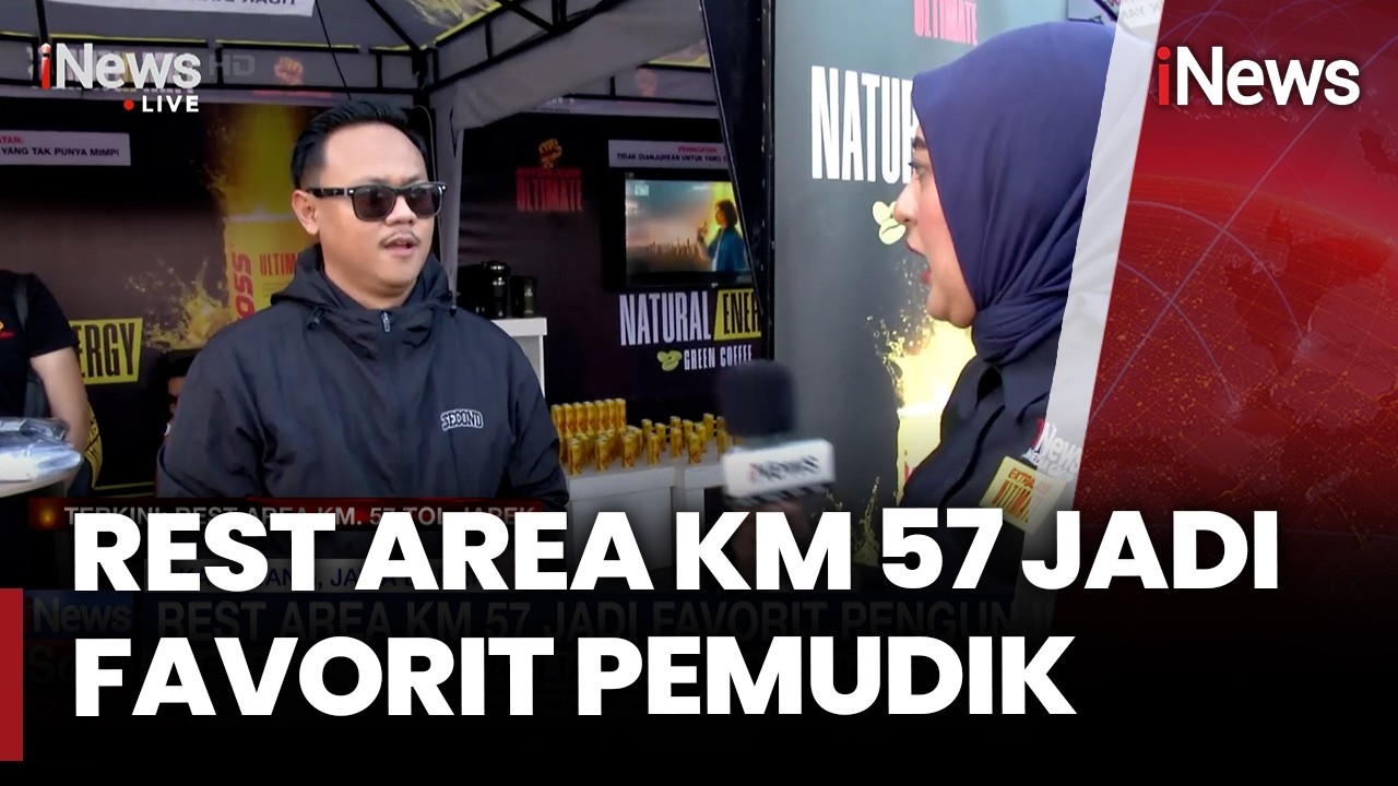 Rest Area KM 57 Diserbu Pemudik, Jadi Tempat Favorit untuk Istirahat | iNews Sore (16/3)