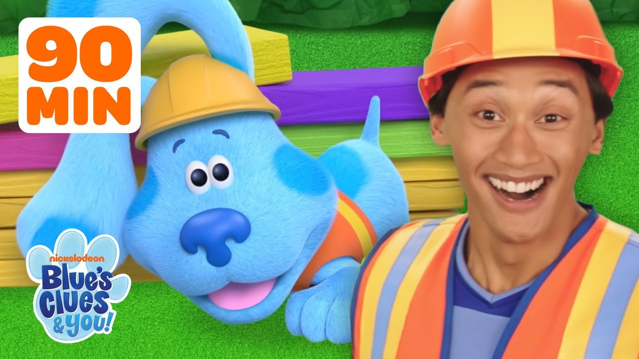 Blue and Josh Build a Treehouse 🏡 w/ Magenta! | 90 Minutes | Blue's Clues and You!